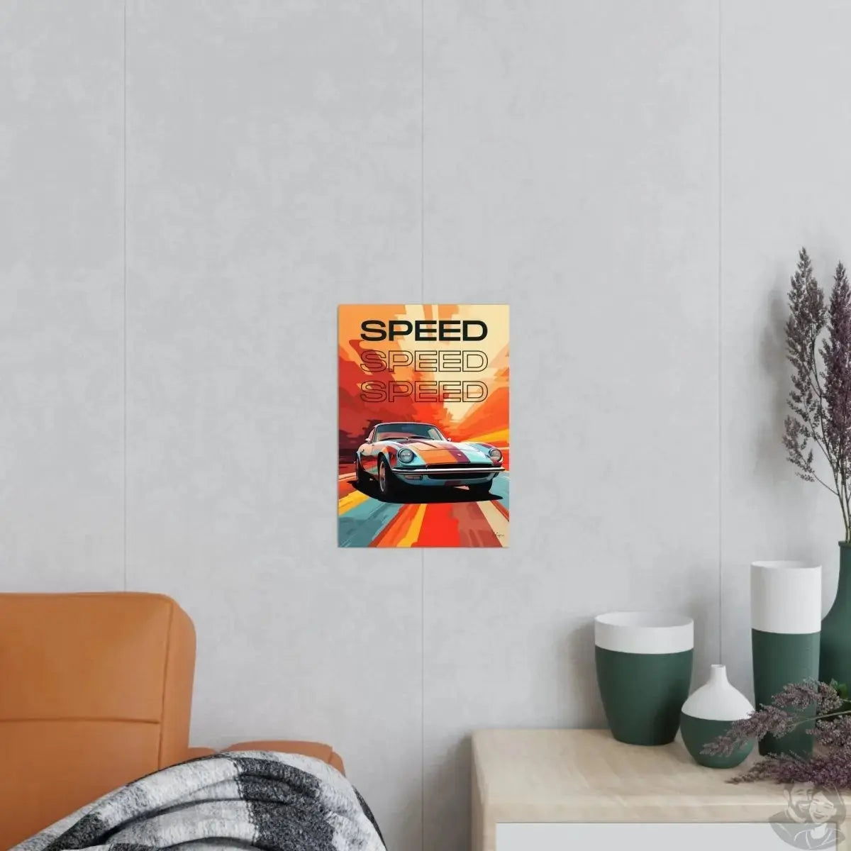 Sportwagen Poster - Art-Illustration: Speedcar merchOne
