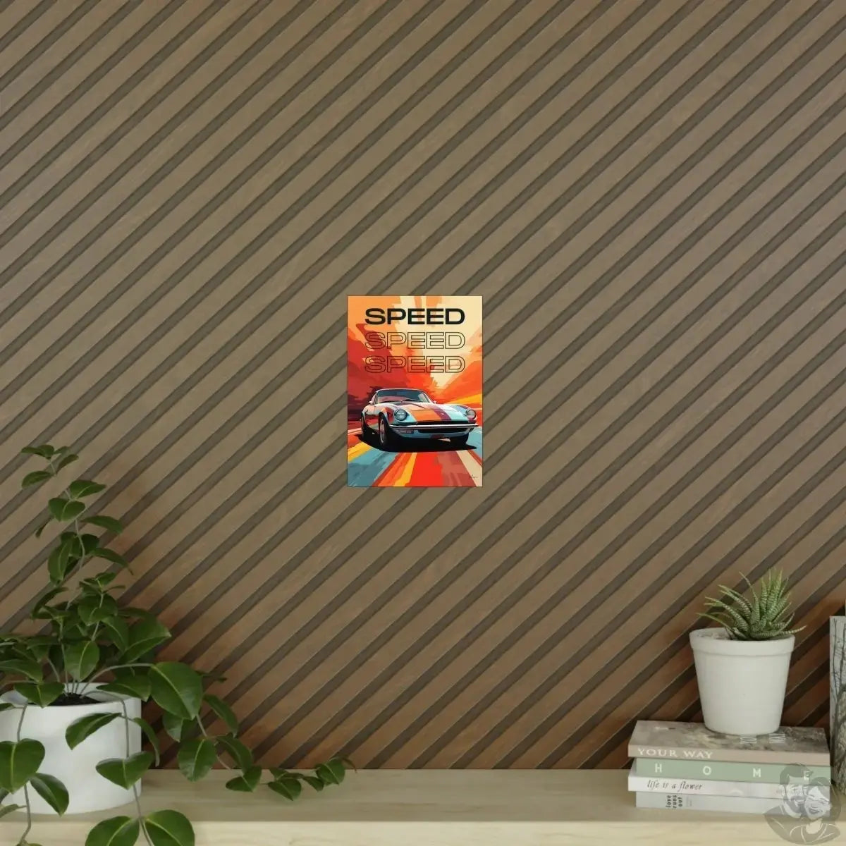Sportwagen Poster - Art-Illustration: Speedcar merchOne