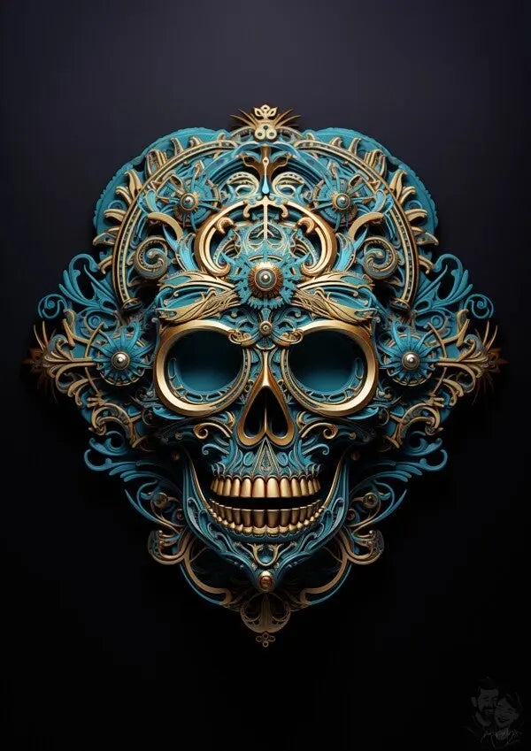 Steampunk Skull Poster - Einzigartiges Design für Fans
