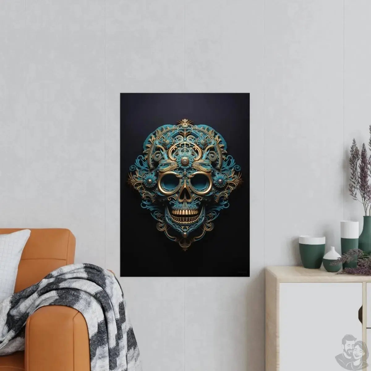 Steampunk Skull Poster - Einzigartiges Design für Fans merchOne