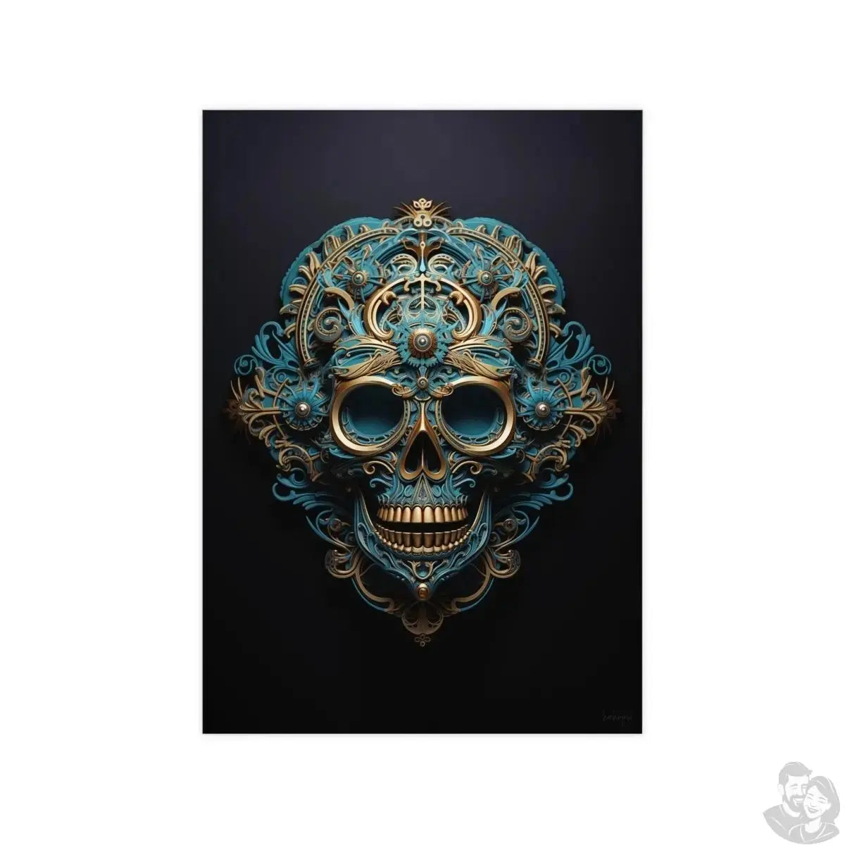 Steampunk Skull Poster - Einzigartiges Design für Fans merchOne