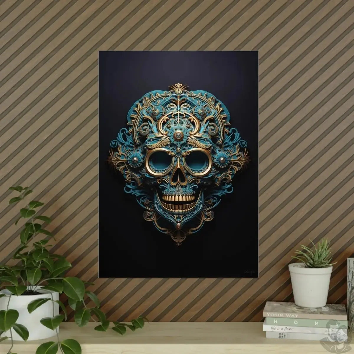 Steampunk Skull Poster - Einzigartiges Design für Fans merchOne