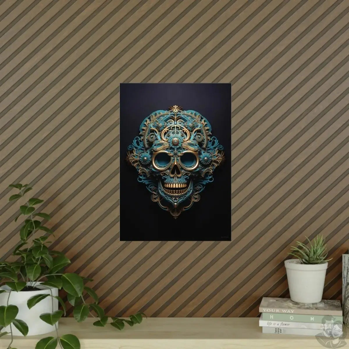 Steampunk Skull Poster - Einzigartiges Design für Fans merchOne