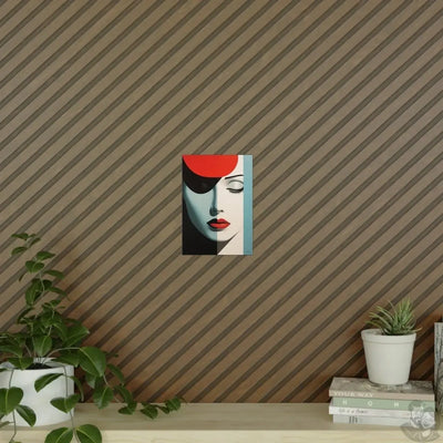 Stilvolles Minimal Design Poster - Kontrast der Stille merchOne