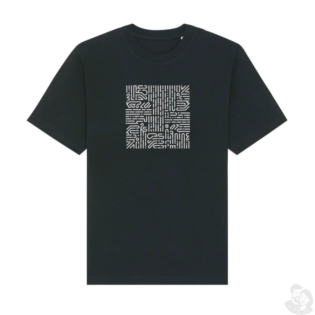 Urban Art Abstract T-Shirt Unisex - Line Art - T-Shirt bei HappyHugPixels