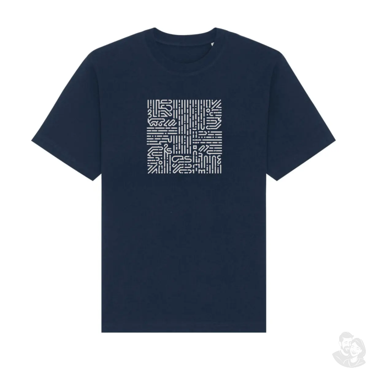 Urban Art Abstract T-Shirt Unisex - Line Art - T-Shirt bei HappyHugPixels