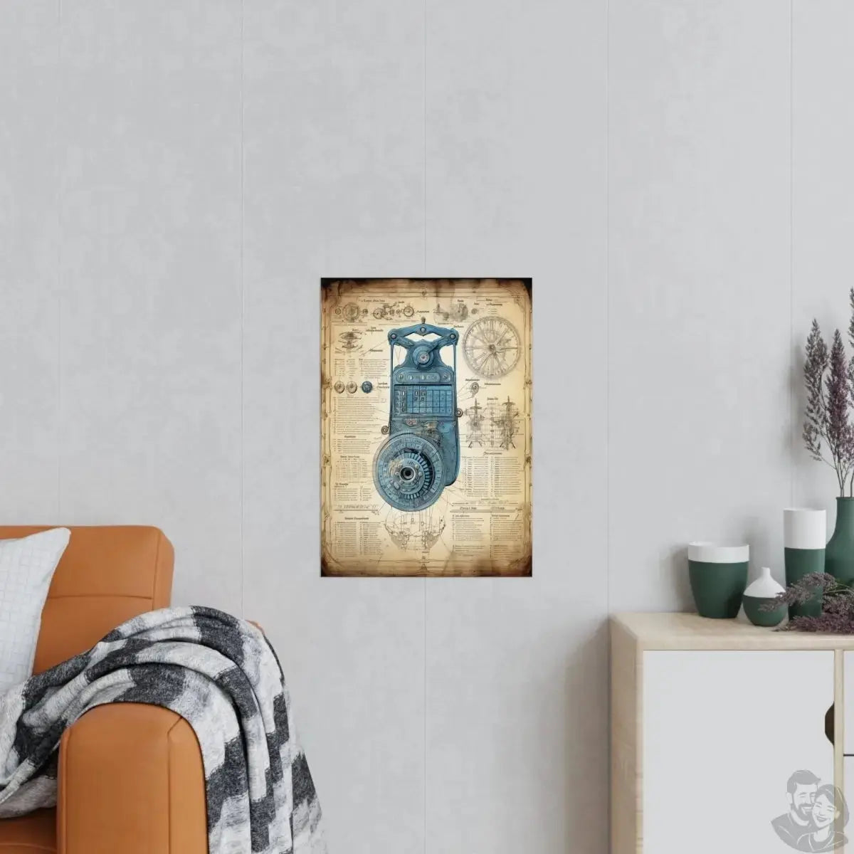 Taschenrechner daVinci Poster - Mathematische Schönheit als Wandkunst merchOne