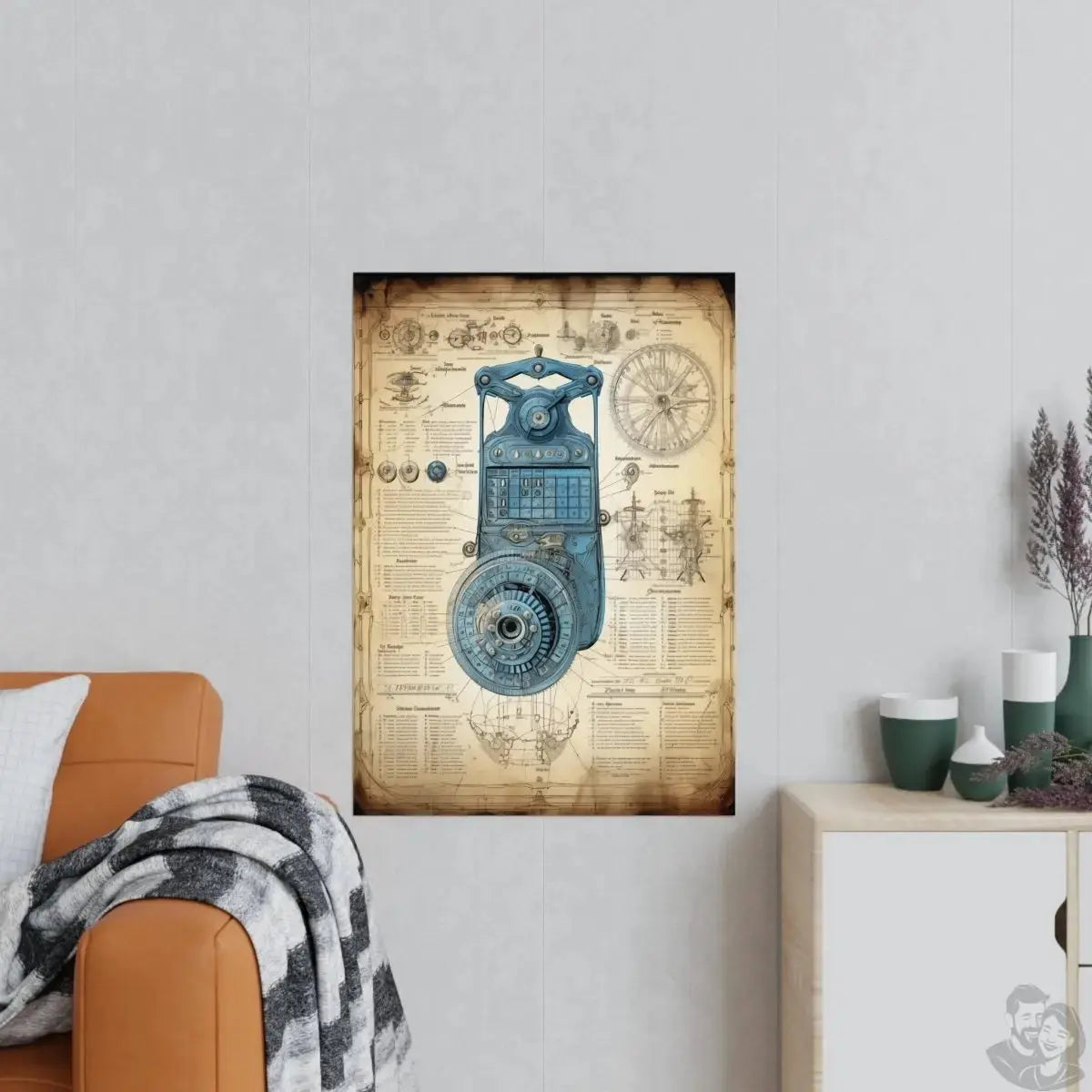 Taschenrechner daVinci Poster - Mathematische Schönheit als Wandkunst merchOne