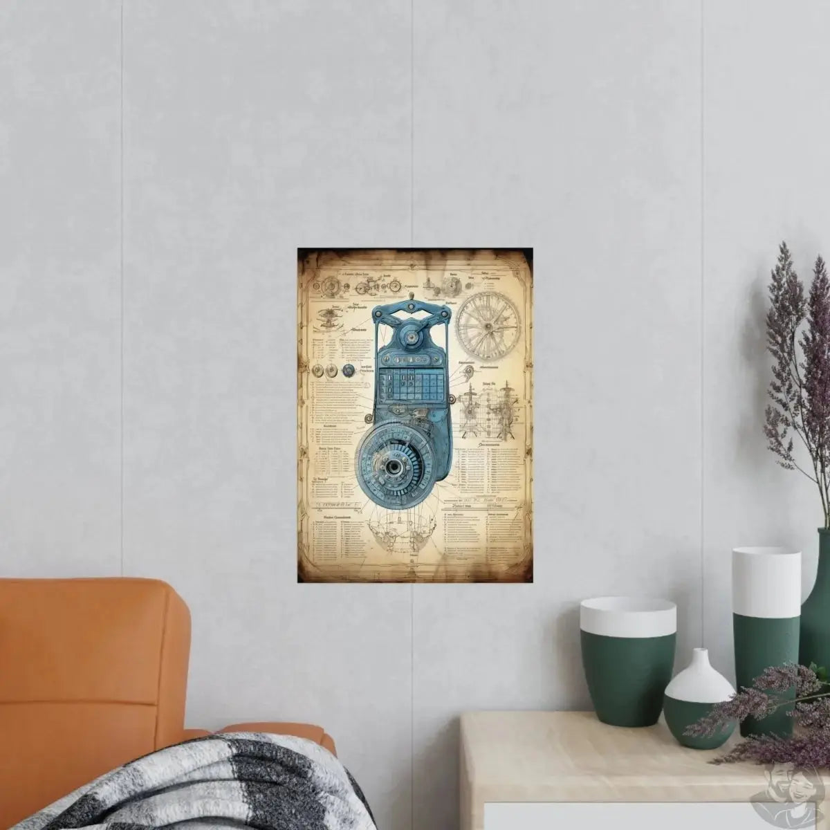 Taschenrechner daVinci Poster - Mathematische Schönheit als Wandkunst merchOne