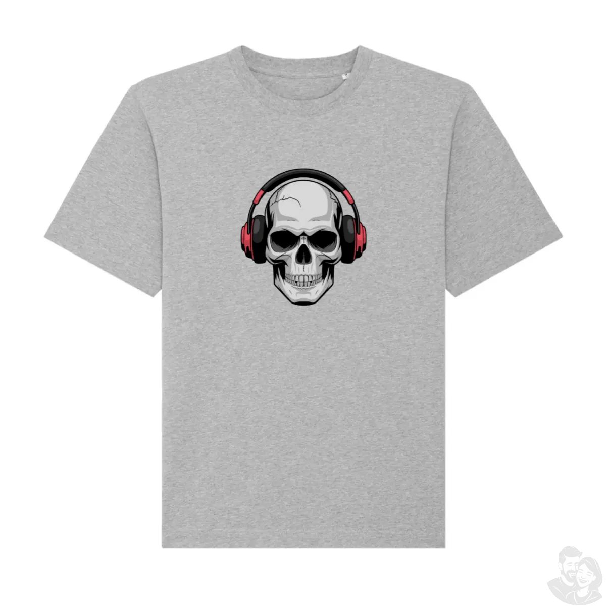 Skull Headphones T-Shirt Unisex - T-Shirt bei HappyHugPixels