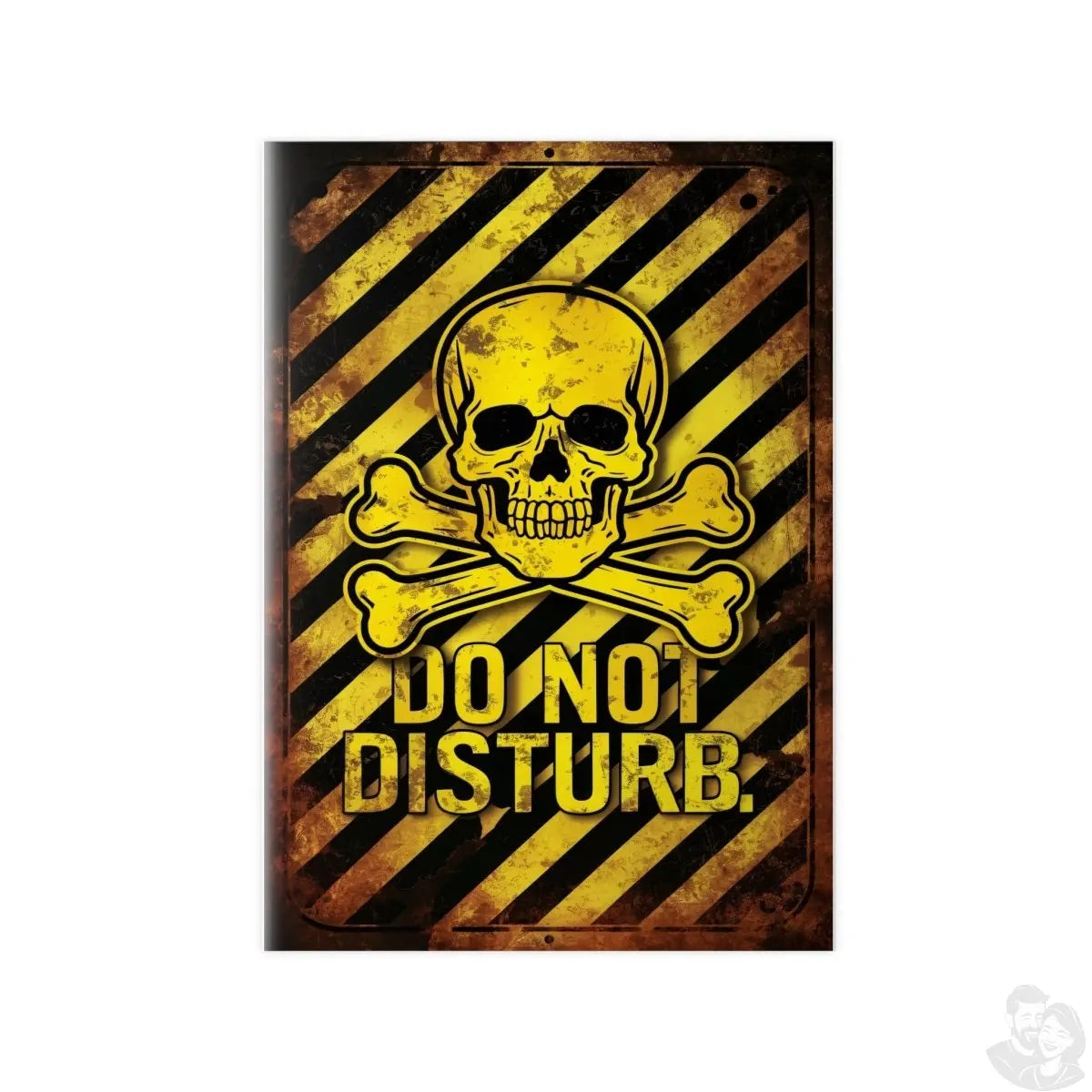 Totenkopf Warnschild Do Not Disturb Gaming Poster - Poster bei HappyHugPixels