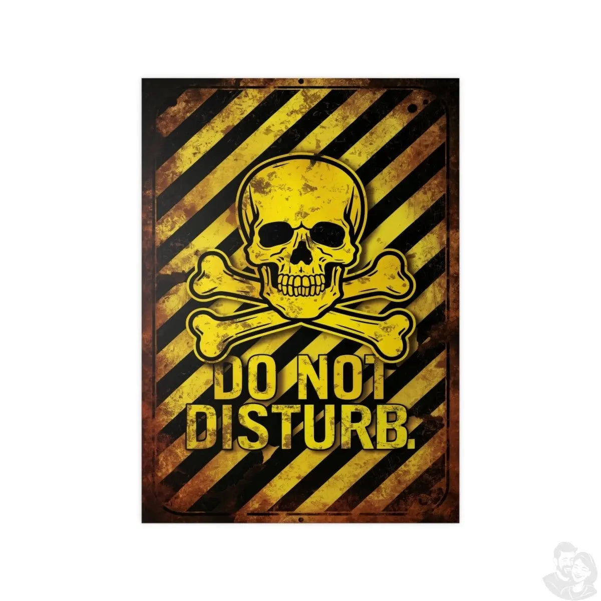 Totenkopf Warnschild Do Not Disturb Gaming Poster - Poster bei HappyHugPixels