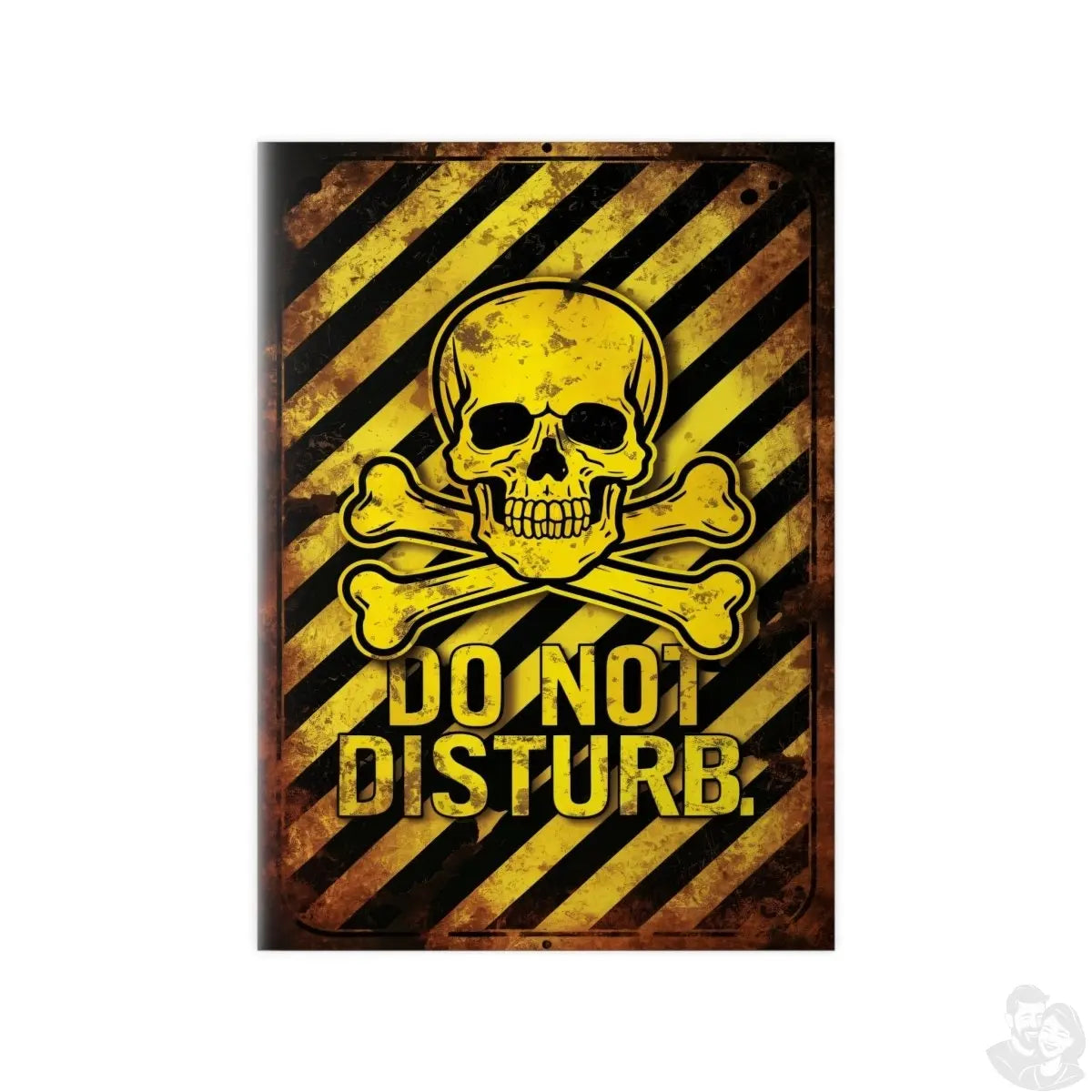 Totenkopf Warnschild Do Not Disturb Gaming Poster - Poster bei HappyHugPixels