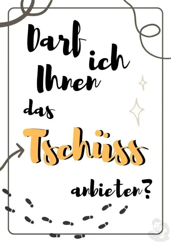 Tschüss Poster - Sag's mit Stil für das besondere Flair