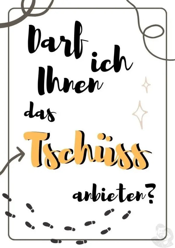 Tschüss Poster - Sag's mit Stil für das besondere Flair