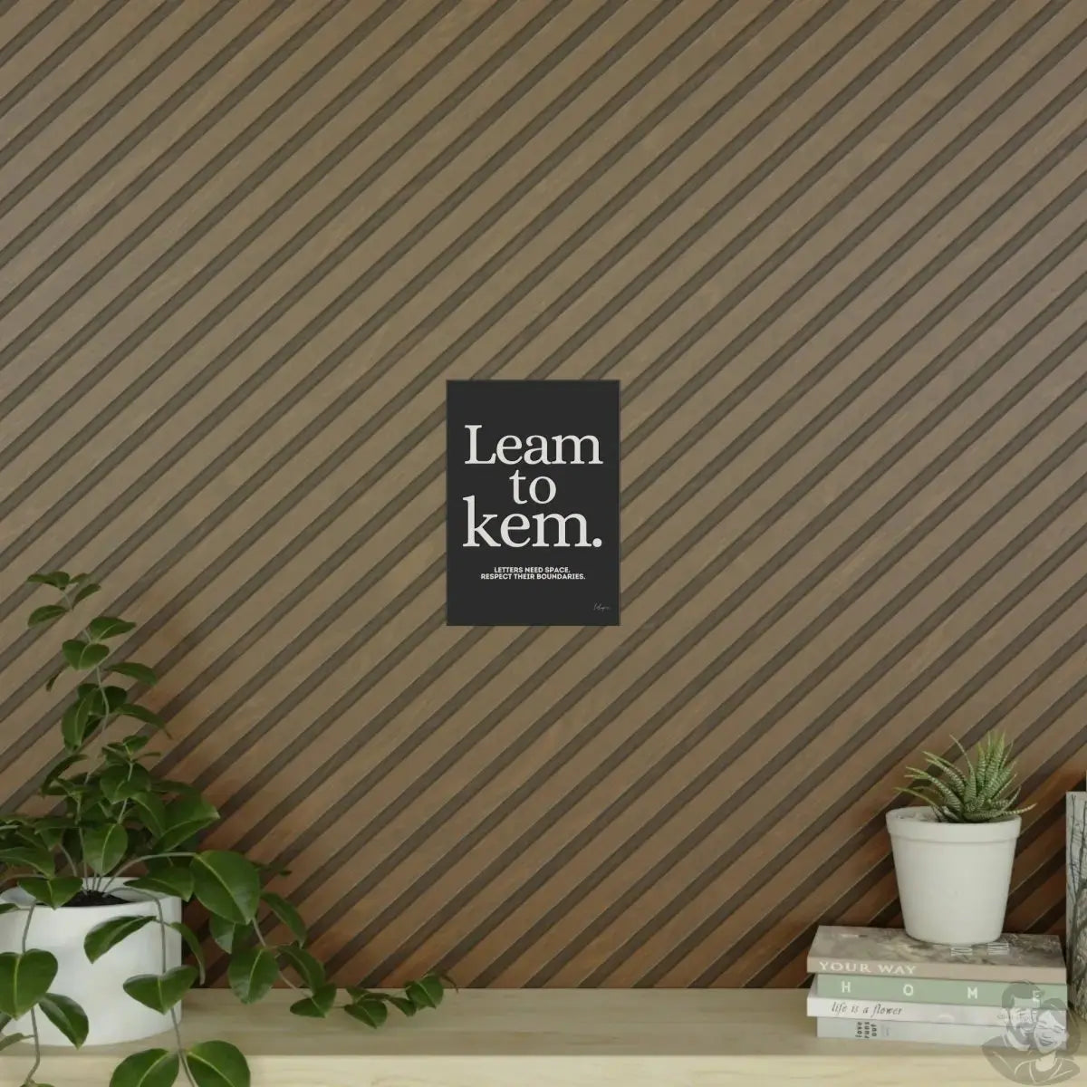 Typografie Poster - Learn to Kern - Für Designer und Artists merchOne