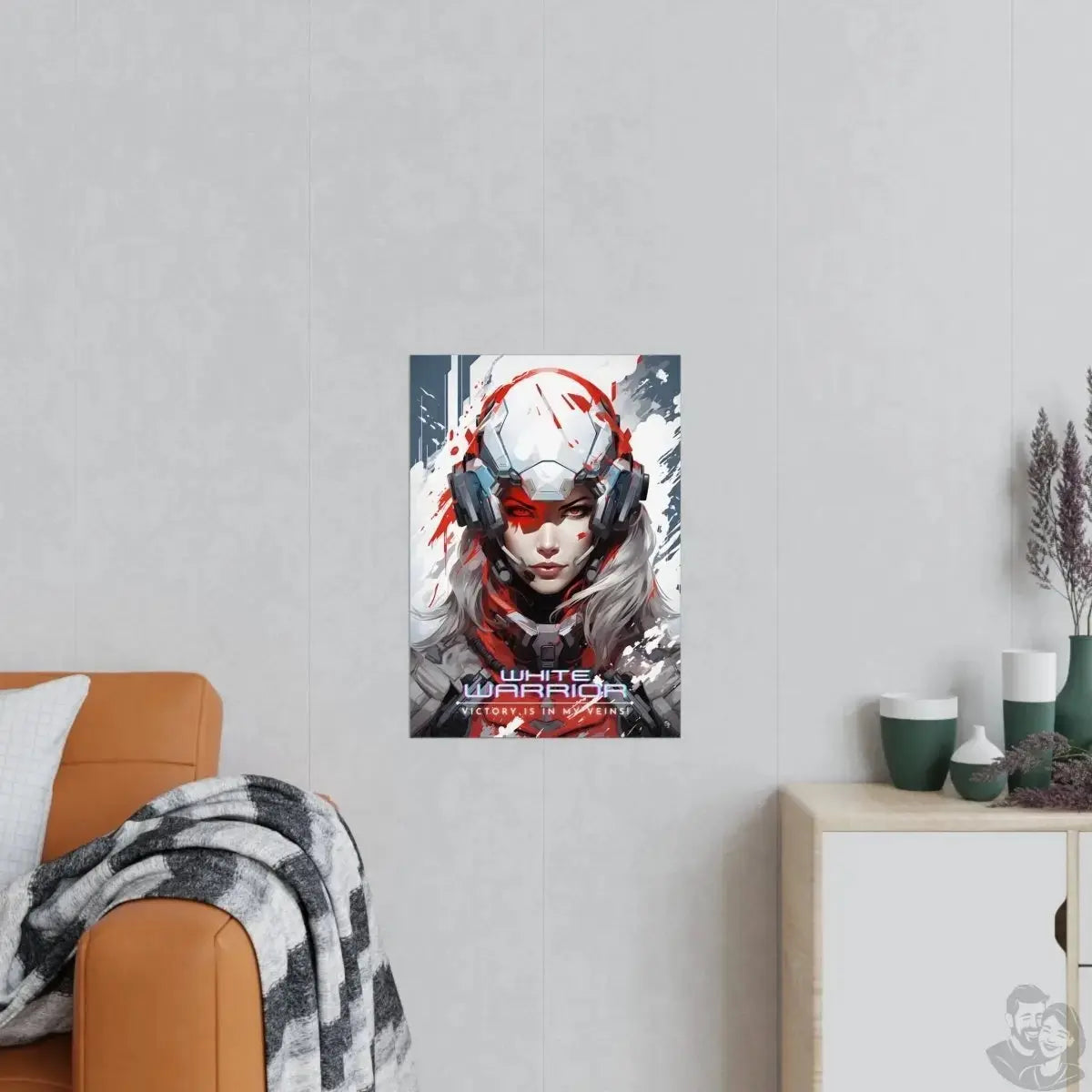 White Warrior Gaming Poster - Siegerin in der Schlacht des Guten merchOne