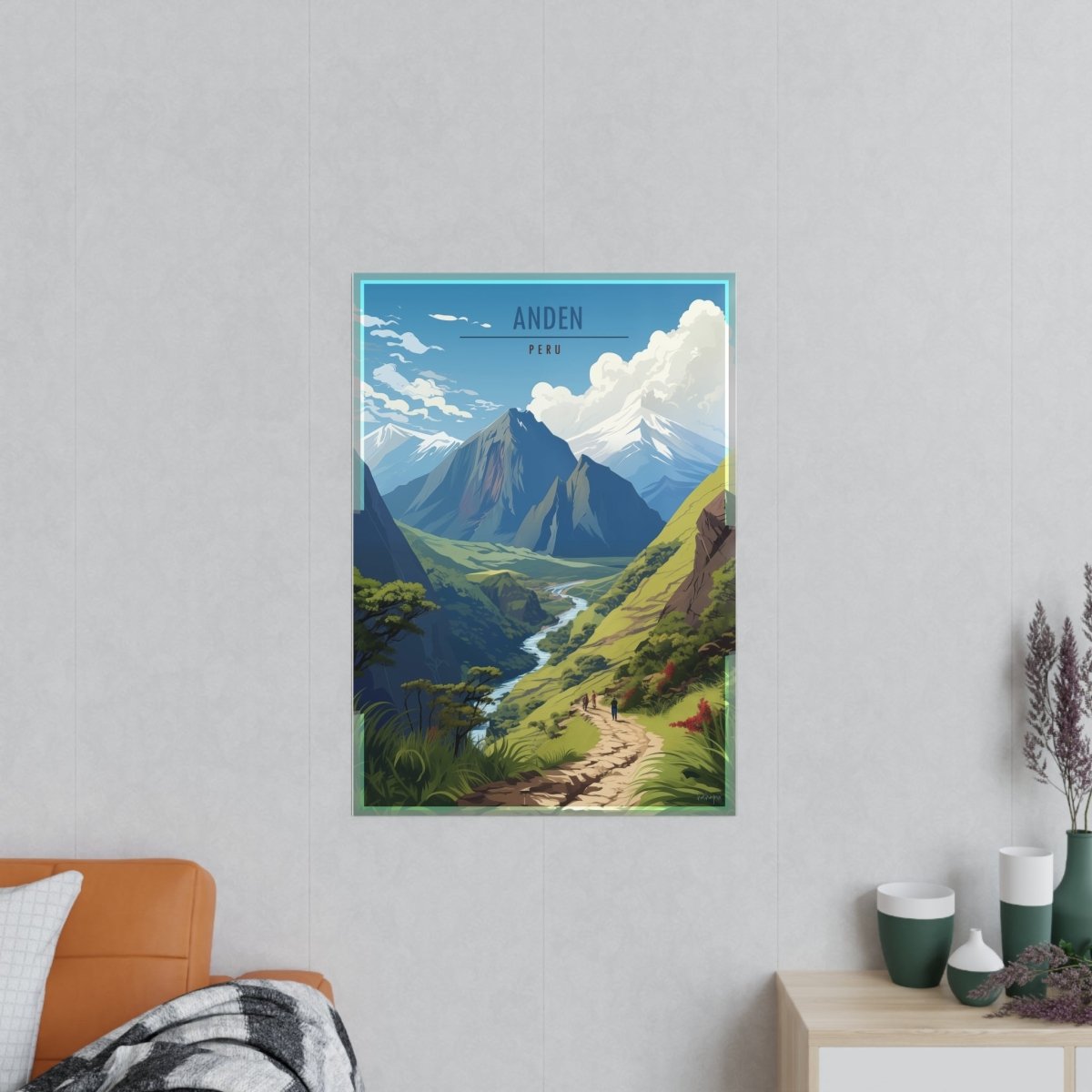 Anden Travel Poster - Atemberaubende Peru - Landschaft - Poster bei HappyHugPixels