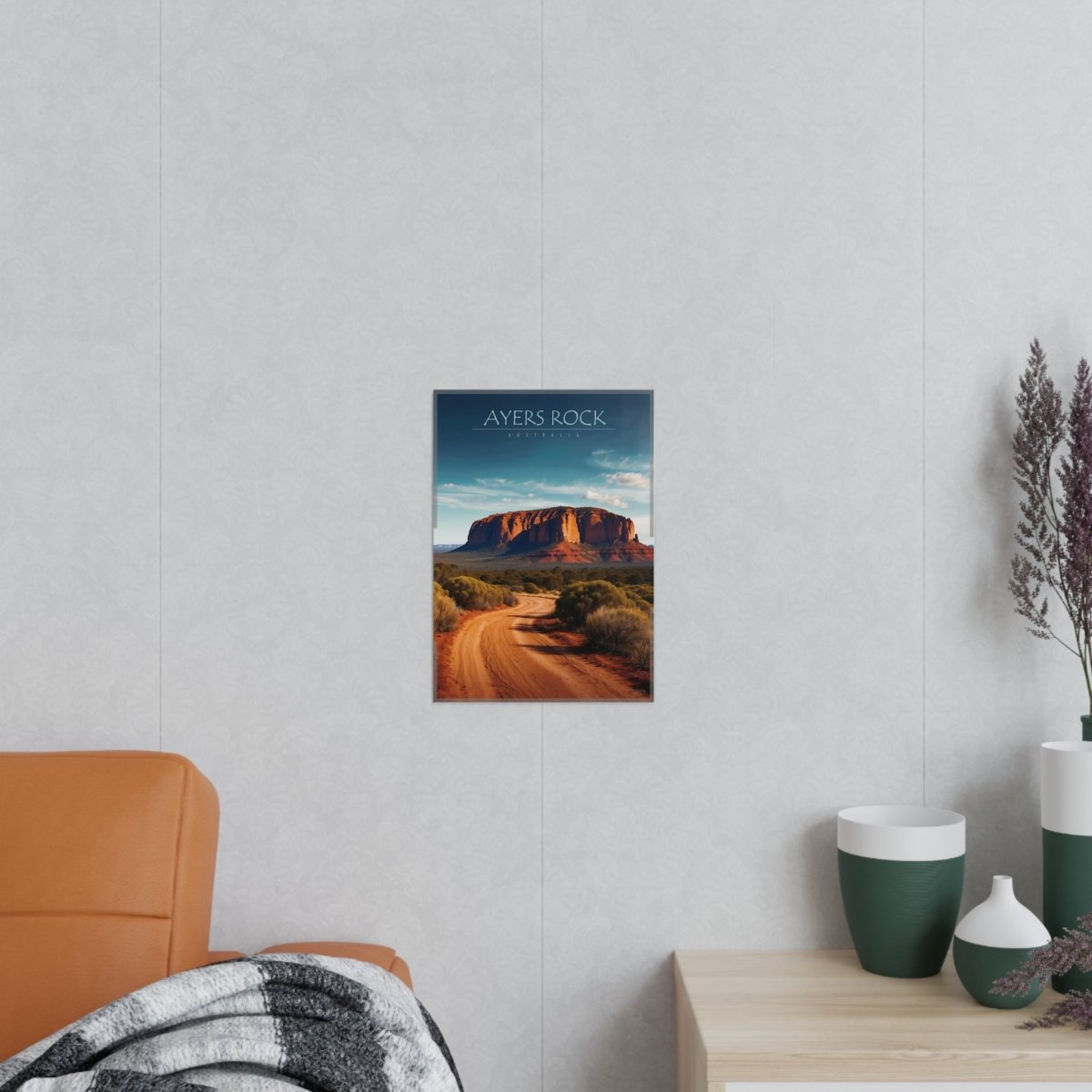 Ayers Rock Poster - Reiseerinnerung an Australien Uluru - Poster bei HappyHugPixels