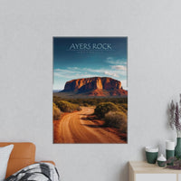 Ayers Rock Poster - Reiseerinnerung an Australien Uluru - Poster bei HappyHugPixels