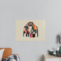 Bunter Schaal Kunstposter - Abstrakte KI Illustrationskunst - Poster bei HappyHugPixels