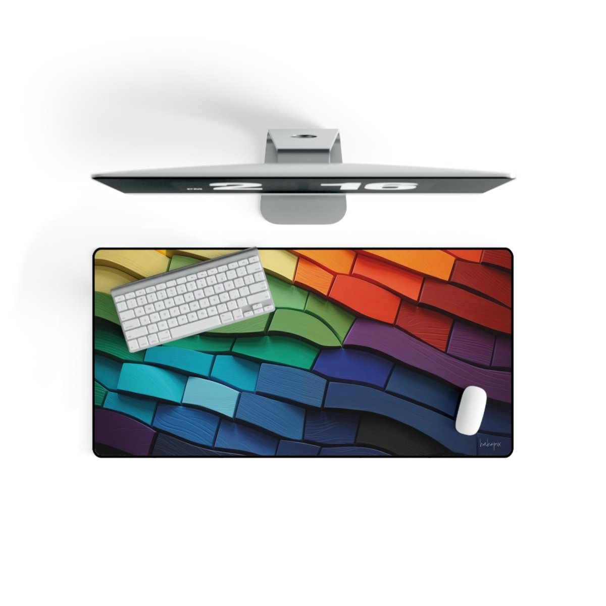 Color Bricks XXL Gaming Mauspad - Ergonomisches Designer - Mauspad - Mousepad bei HappyHugPixels