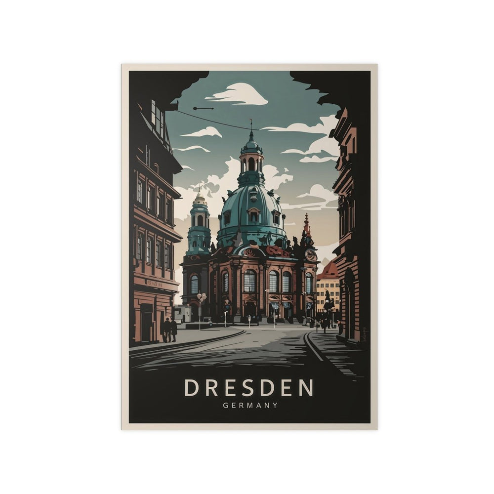 Dresden Frauenkirche - Poster als Wanddekoration bei HappyHugPixels