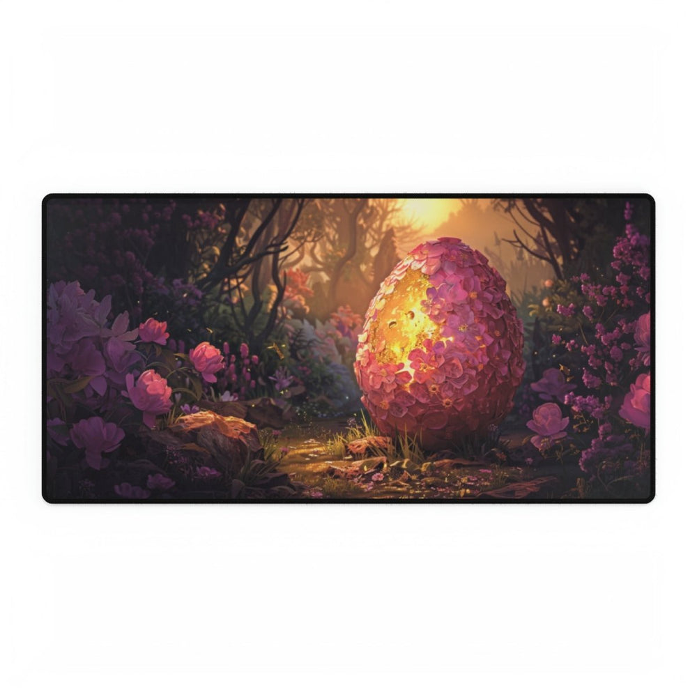 Ei - nzigartiges Oster XXL Gaming Mauspad - Blühende Blumen & Ei - Motiv - Mousepad bei HappyHugPixels