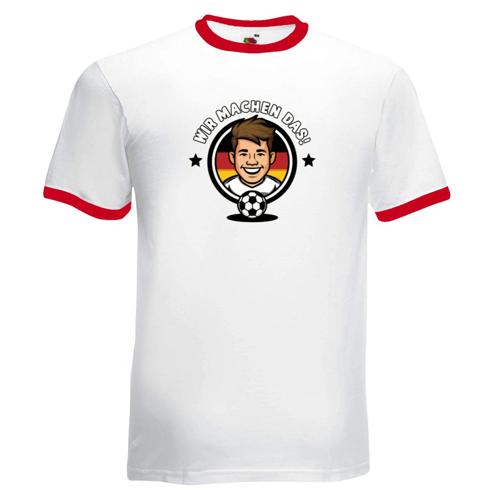 Fan T - Shirt Deutsche Nationalmannschaft 2024 - Wir machen das! EM24 - T - Shirt bei HappyHugPixels