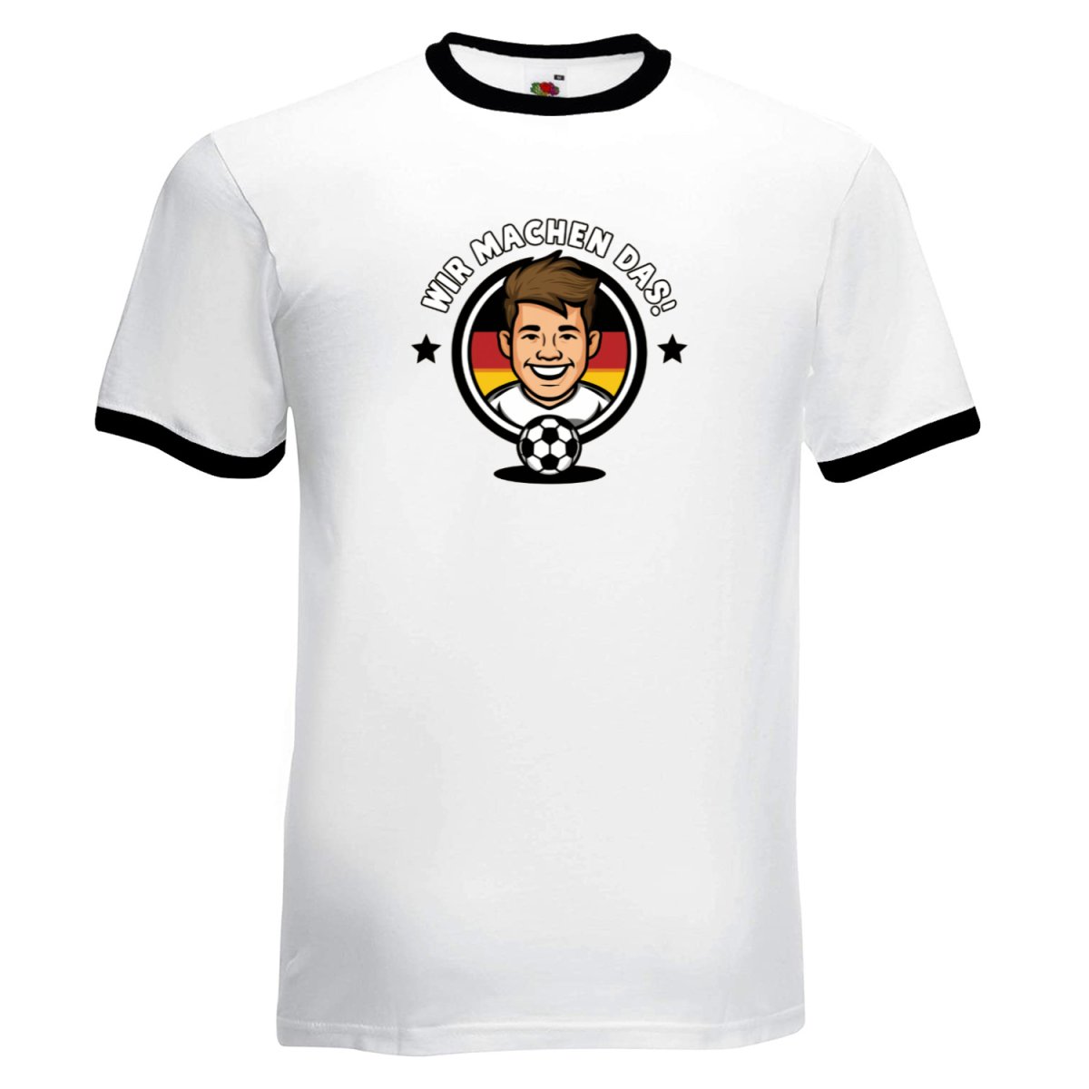 Fan T - Shirt Deutsche Nationalmannschaft 2024 - Wir machen das! EM24 - T - Shirt bei HappyHugPixels