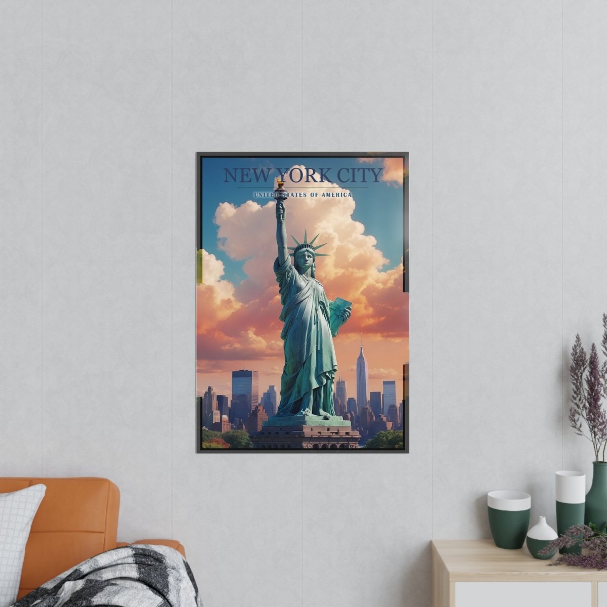 Freiheitsstatue Poster – Das Herzstück von New York City - Poster bei HappyHugPixels