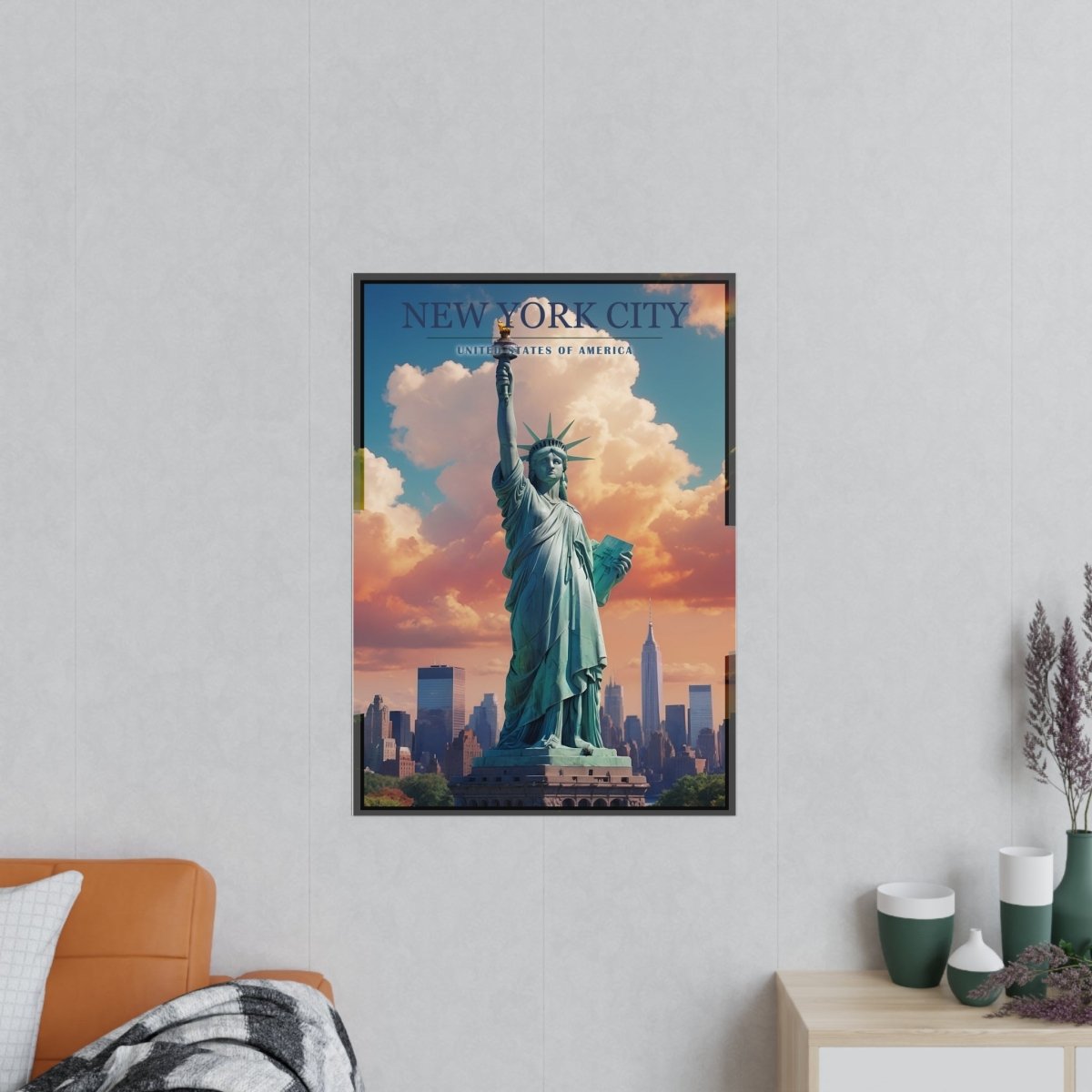 Freiheitsstatue Poster – Das Herzstück von New York City - Poster bei HappyHugPixels