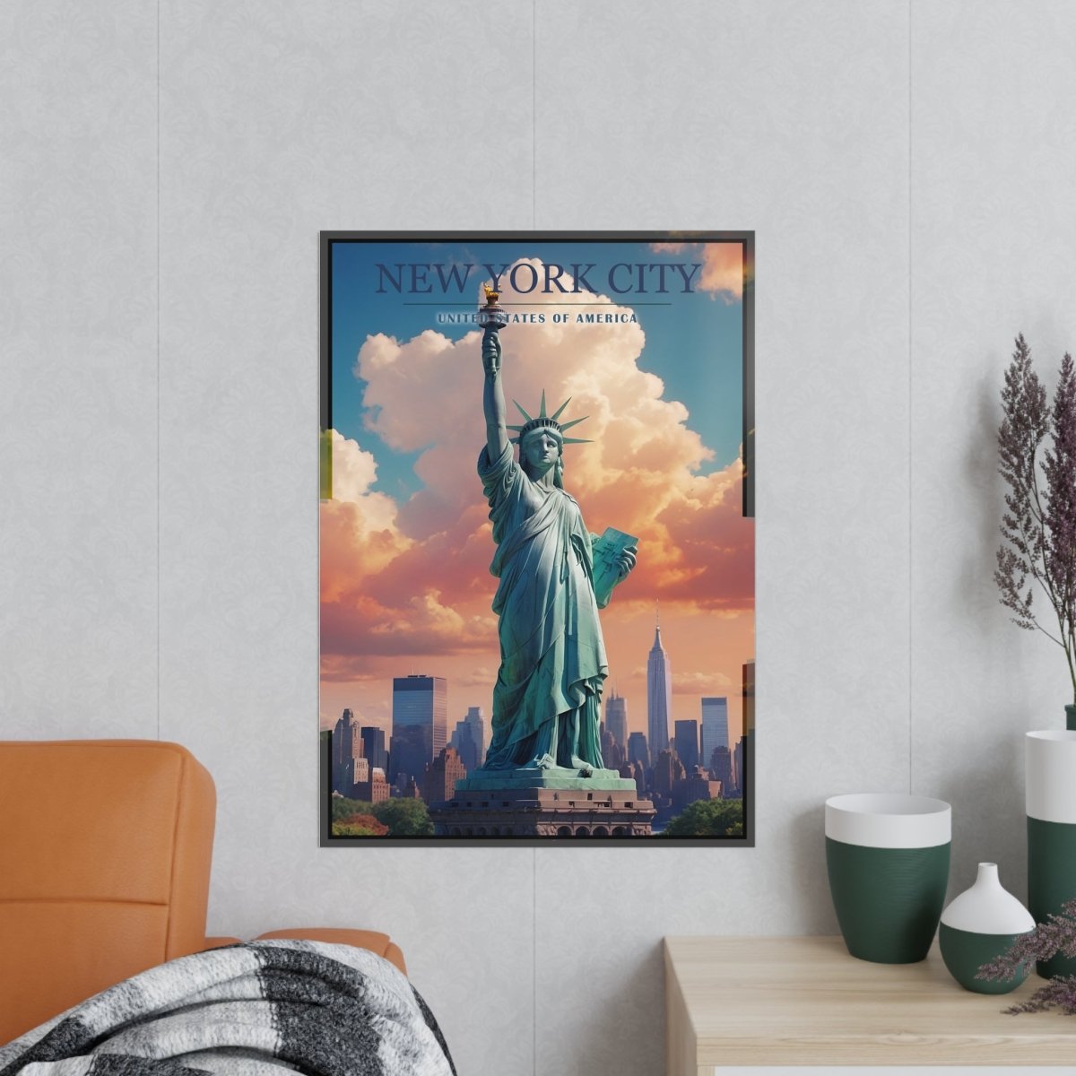 Freiheitsstatue Poster – Das Herzstück von New York City - Poster bei HappyHugPixels