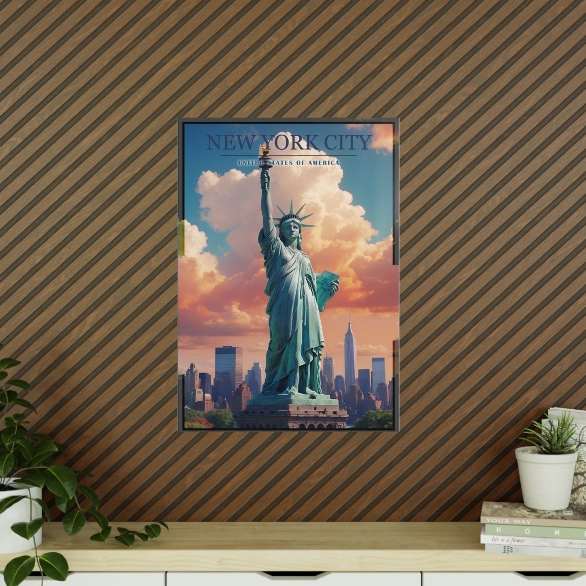 Freiheitsstatue Poster – Das Herzstück von New York City - Poster bei HappyHugPixels