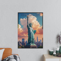 Freiheitsstatue Poster – Das Herzstück von New York City - Poster bei HappyHugPixels