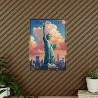 Freiheitsstatue Poster – Das Herzstück von New York City - Poster bei HappyHugPixels