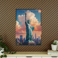 Freiheitsstatue Poster – Das Herzstück von New York City - Poster bei HappyHugPixels