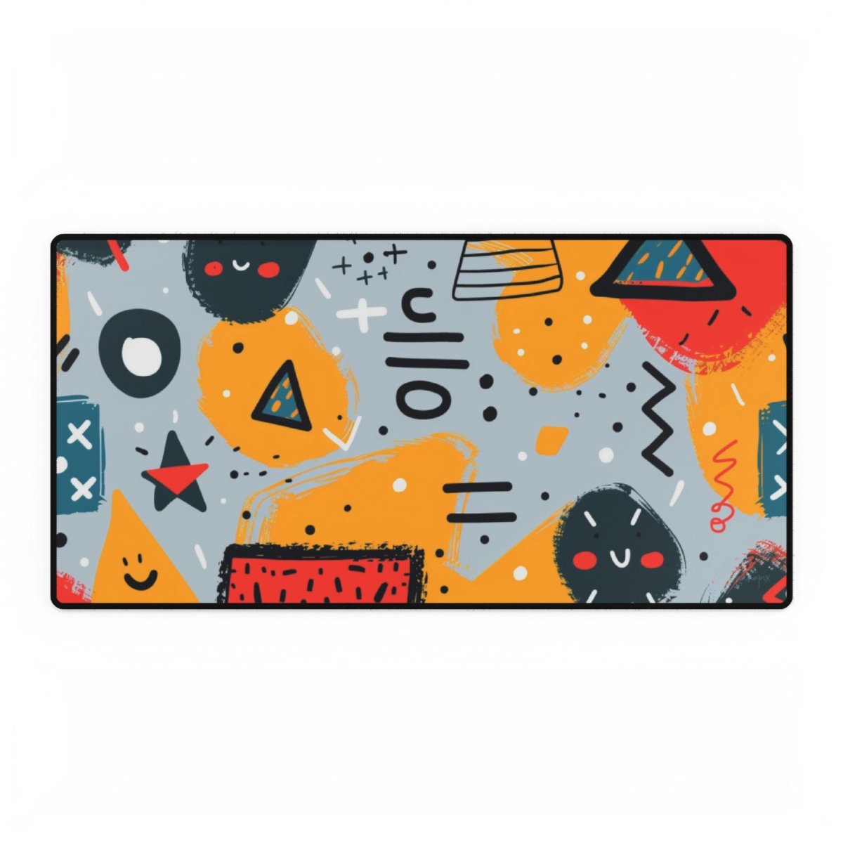 Fröhliches Smiley XXL Gaming Mauspad - High Premium Qualität - Mousepad bei HappyHugPixels