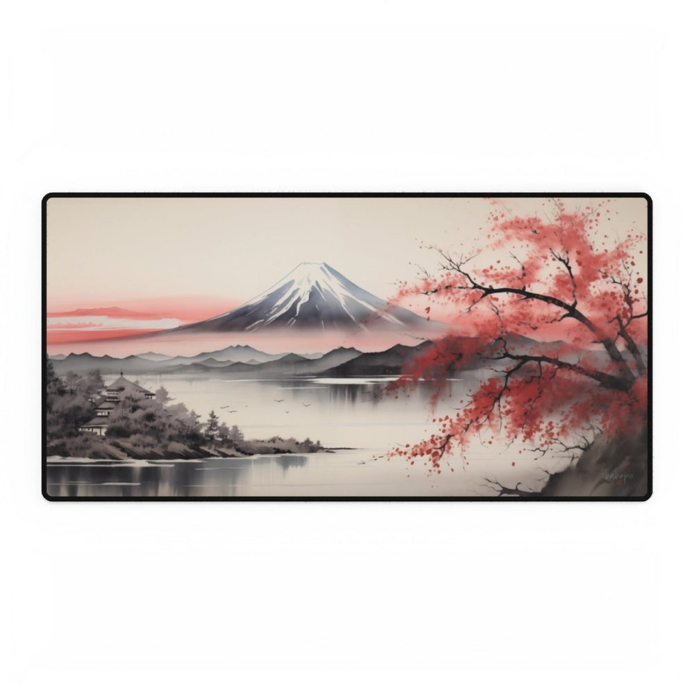 Fuji Berg XXL Gaming Mauspad - Traditionelles Japanische Art - Mauspad bei HappyHugPixels