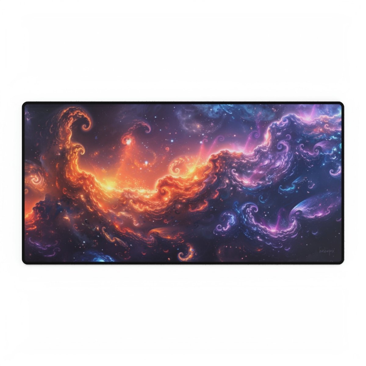 Galaxy Stars XXL Gaming Mauspad – Erlebe kosmische Größe - Mousepad bei HappyHugPixels