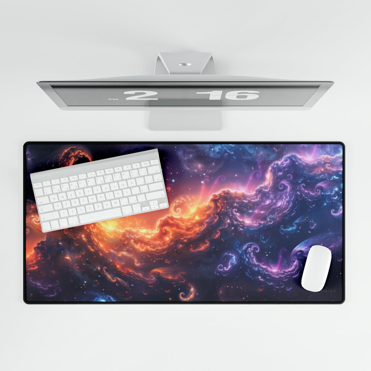 Galaxy Stars XXL Gaming Mauspad – Erlebe kosmische Größe - Mousepad bei HappyHugPixels