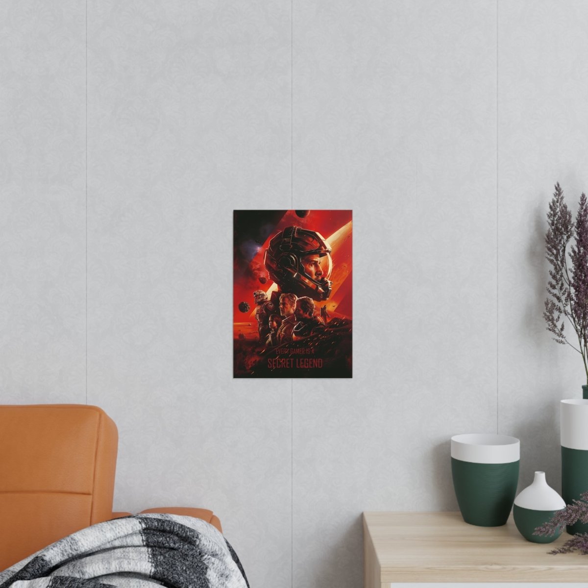 Legend Gaming Poster - "Every Gamer is a secret legend" KI Bild - Poster bei HappyHugPixels