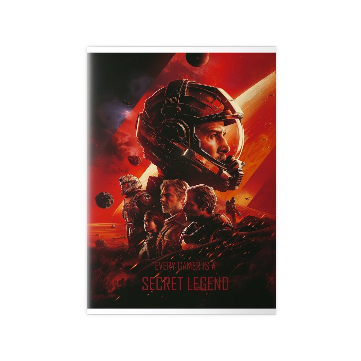 Legend Gaming Poster - "Every Gamer is a secret legend" KI Bild - Poster bei HappyHugPixels