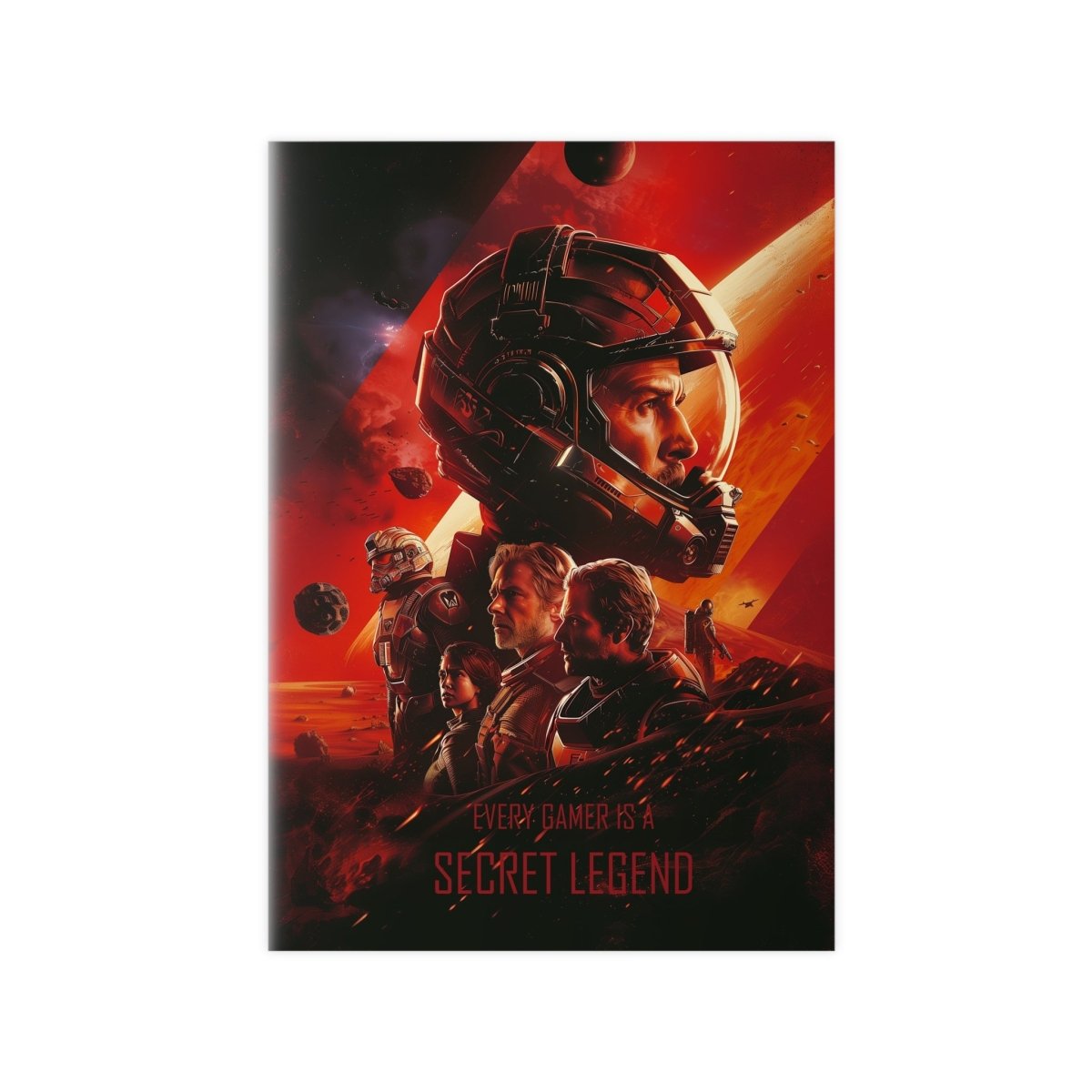 Legend Gaming Poster - "Every Gamer is a secret legend" KI Bild - Poster bei HappyHugPixels