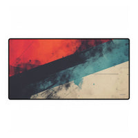 Gaming Red Blue XXL Mauspad - ContrastLines - Mousepad bei HappyHugPixels