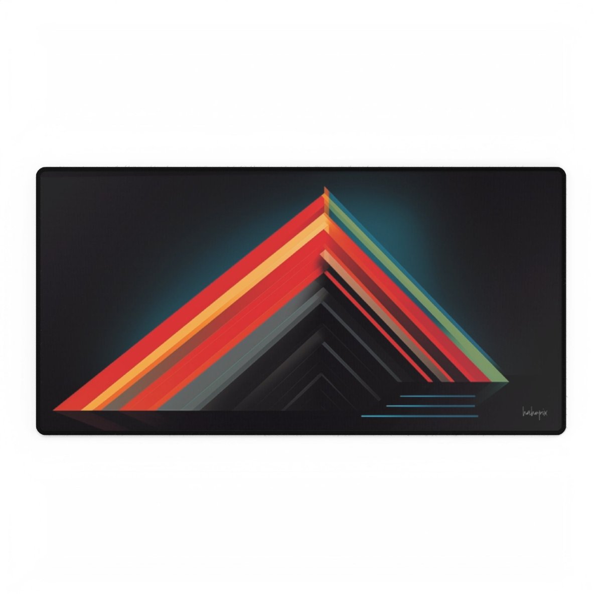 Geometric Pyramid XXL Gaming Mauspad – Kompakt & Stylisch - Mousepad bei HappyHugPixels