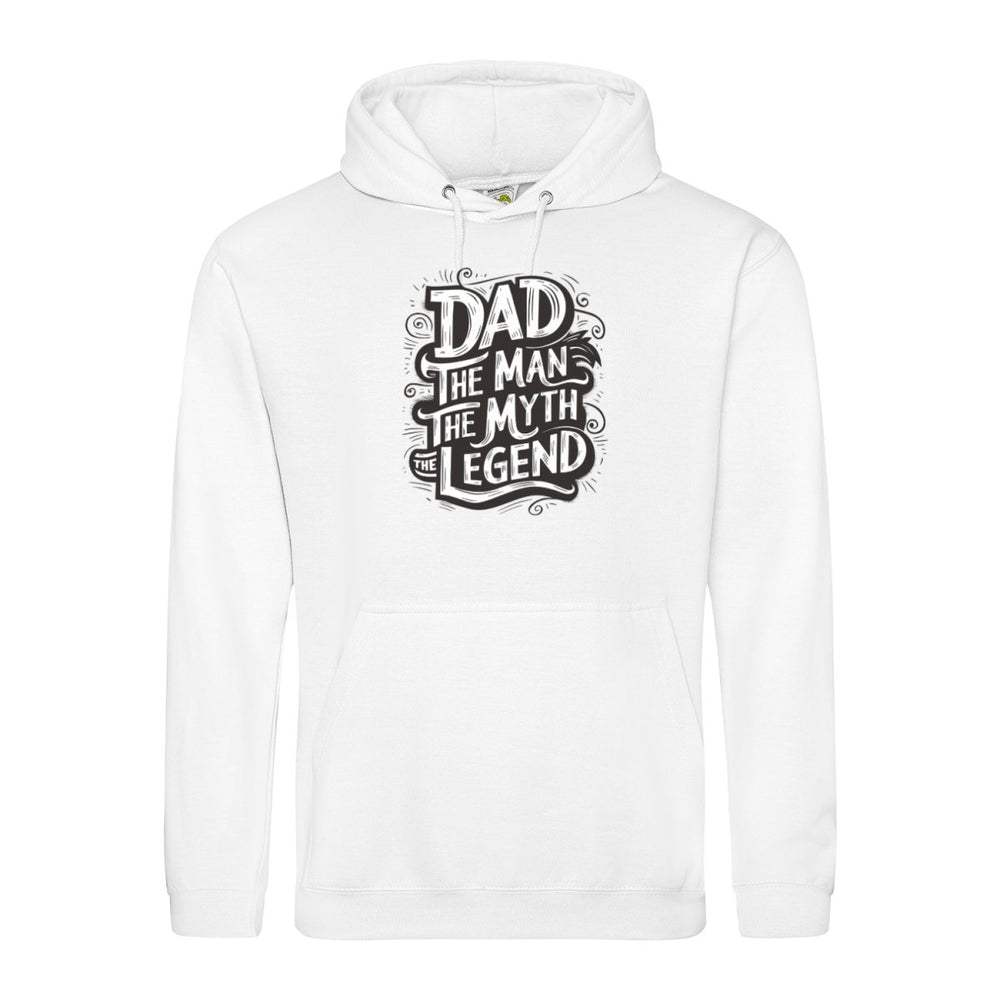 Geschenk für Väter - „Dad – The Man, The Myth, The Legend“ Hoodie - HappyHugPixels