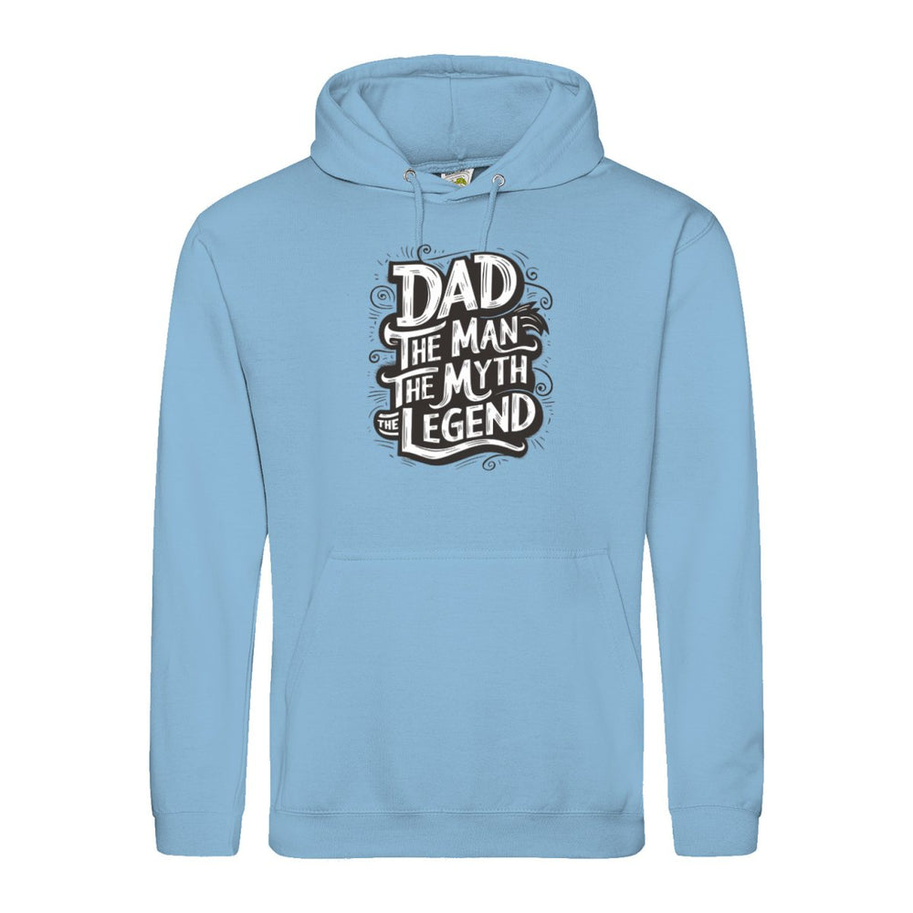 Geschenk für Väter - „Dad – The Man, The Myth, The Legend“ Hoodie - HappyHugPixels