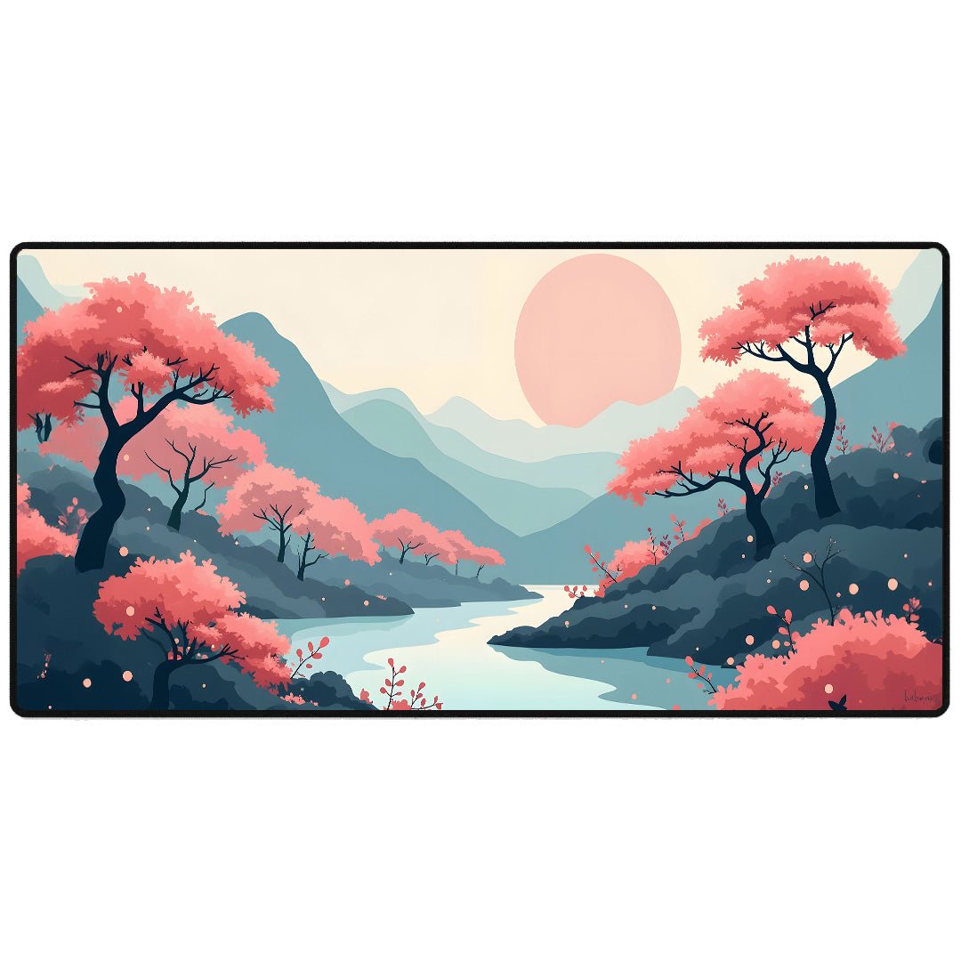 Japanische Kirschblüten XXL Gaming Mauspad - ca. 90x40cm - Mauspad bei HappyHugPixels