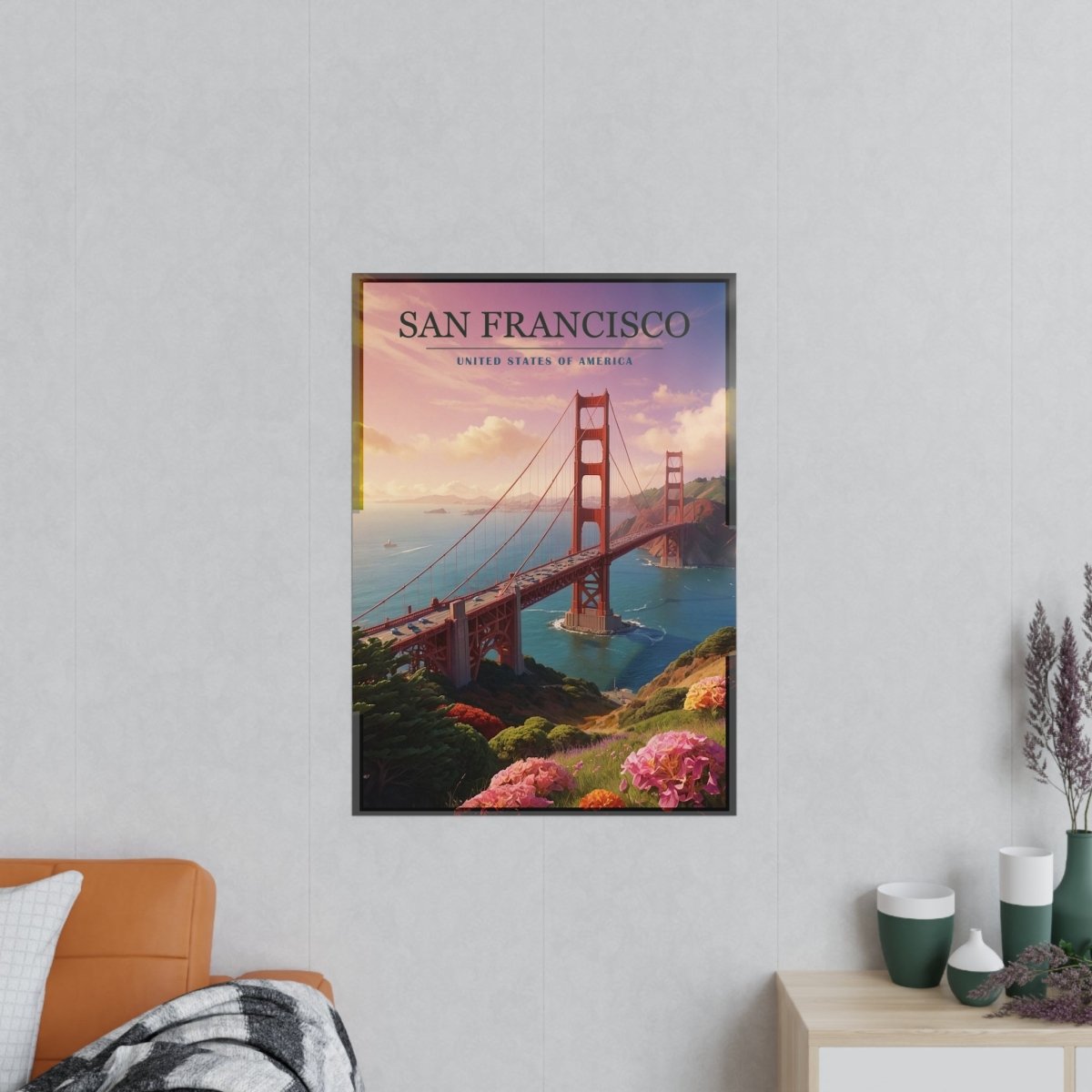 Golden Gate Bridge Poster - San Francisco - 5 Größen - Poster bei HappyHugPixels